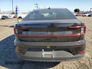 2023 Polestar 2 with VIN YSMED3KAXPL132309, listed as a Copart auction lot 80565724 with 55,168 mi miles and Salvage Title. Bid and sale history available at carsss.com. Image 6.