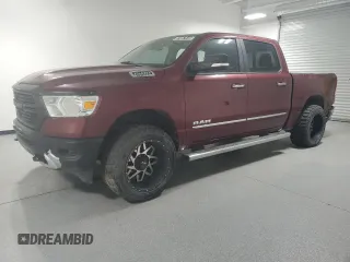 2019 Ram 1500 Big Horn with VIN 1C6SRFFT9KN762601, listed as a Copart auction lot 51857645 with 94,192 mi miles and Clean title. Bid and sale history available at DreamBid. Image 1.