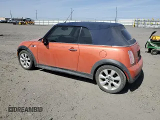 2005 MINI Convertible S with VIN WMWRH33485TF81057, listed as a Copart auction lot 53290165 with 95,123 mi miles and Salvage Title. Bid and sale history available at DreamBid. Image 2.