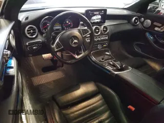 2017 Mercedes-Benz C 43 AMG with VIN WDDWJ6EB9HF573577, listed as a Copart auction lot 42295675 with 84,174 mi miles and Salvage Title. Bid and sale history available at carsss.com. Image 8.