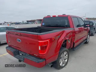 2022 Ford F-150 XL with VIN 1FTFW1E82NKD60945, listed as a IAAI auction lot 41599918 with 65,916 mi miles. Bid and sale history available at carsss.com. Image 4.