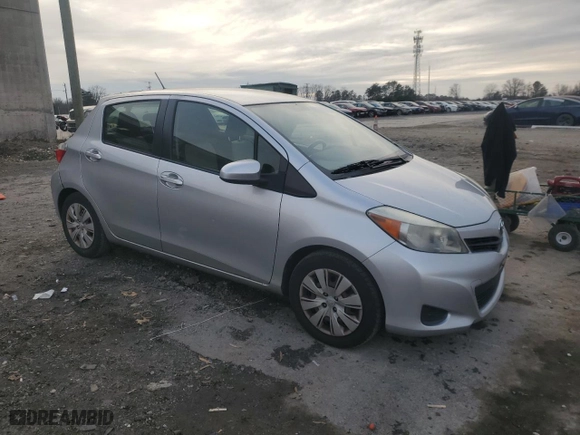 2012 Toyota Yaris L with VIN JTDKTUD37CD537828, listed as a Copart auction lot 86870354 with 161,893 mi miles and Salvage Title. Bid and sale history available at carsss.com. Image 4.