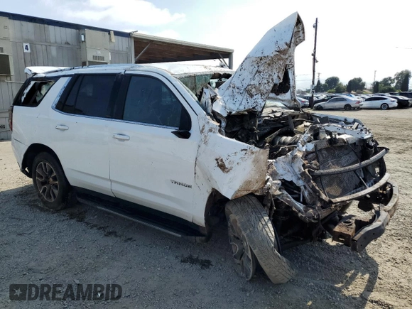 2023 Chevrolet Tahoe LT with VIN 1GNSCNKD3PR503919, listed as a Copart auction lot 59973305 with Not provided miles and Salvage title. Bid and sale history available at DreamBid. Image 4.