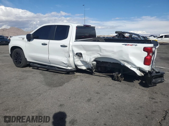 2020 Chevrolet Silverado 1500 Work Truck with VIN 1GCRYAEF7LZ166356, listed as a Copart auction lot 44558635 with 57,733 mi miles and Salvage Title. Bid and sale history available at carsss.com. Image 2.