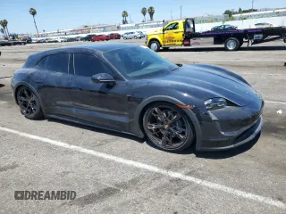 2024 Porsche Taycan 4 with VIN WP0BA2Y16RSA60206, listed as a Copart auction lot 62514854 with 753 mi miles and Salvage title. Bid and sale history available at DreamBid. Image 4.