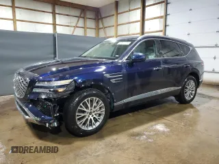2025 Genesis GV80 Standard with VIN KMUHFESB6SU240949, listed as a Copart auction lot 83647184 with 18 mi miles and Clean Title. Bid and sale history available at DreamBid. Image 1.
