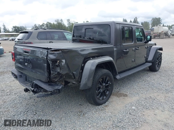 2021 Jeep Gladiator High Altitude with VIN 1C6HJTFG8ML567087, listed as a IAAI auction lot 42549990 with 30,437 mi miles and . Bid and sale history available at DreamBid. Image 4.