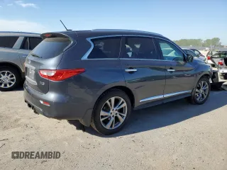 2013 Infiniti JX35 with VIN 5N1AL0MM3DC335813, listed as a Copart auction lot 52083444 with 154,268 mi miles and Salvage Title. Bid and sale history available at carsss.com. Image 3.
