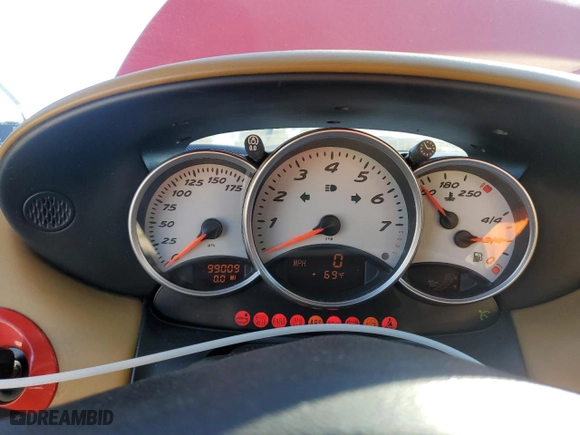 2000 Porsche Boxster S with VIN WP0CB2982YU661142, listed as a Copart auction lot 80261724 with 99,009 mi miles and Clean Title. Bid and sale history available at carsss.com. Image 9.