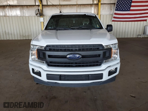 2020 Ford F-150 XL with VIN 1FTEX1CB7LKD45412, listed as a Copart auction lot 56198045 with 51,161 mi miles and Salvage title. Bid and sale history available at DreamBid. Image 5.