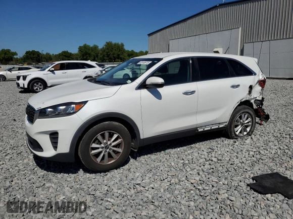 2020 Kia Sorento L with VIN 5XYPG4A36LG642800, listed as a Copart auction lot 49145615 with 107,547 mi miles and Non Repairable. Bid and sale history available at carsss.com. Image 1.