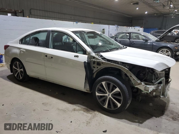 2017 Subaru Legacy Limited with VIN 4S3BNEN62H3014402, listed as a Copart auction lot 87158744 with 78,828 mi miles and Salvage Title. Bid and sale history available at carsss.com. Image 4.