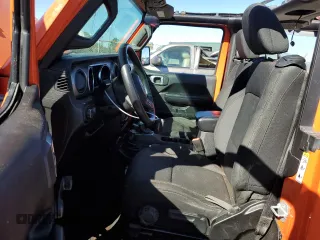 2018 Jeep Wrangler Sport with VIN 1C4GJXAG9JW282802, listed as a Copart auction lot 75557104 with 86,708 mi miles and Salvage Title. Bid and sale history available at carsss.com. Image 7.