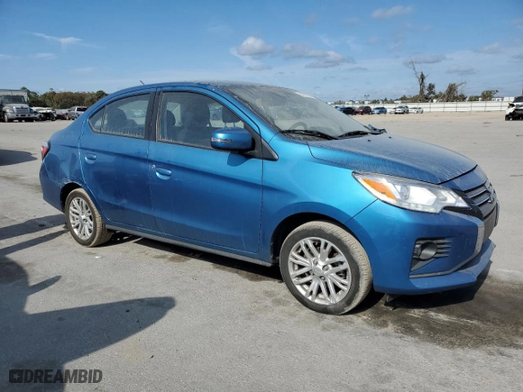 2023 Mitsubishi Mirage G4 SE with VIN ML32FVFJ1PHF05146, listed as a Copart auction lot 84223274 with 27,724 mi miles and Non Repairable. Bid and sale history available at carsss.com. Image 4.