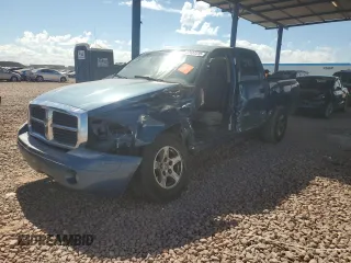 2006 Dodge Dakota SLT with VIN 1D7HE48N96S533821, listed as a Copart auction lot 50437235 with 267,410 mi miles and Salvage title. Bid and sale history available at DreamBid. Image 1.