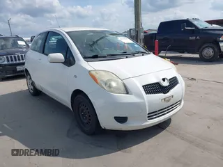 2008 Toyota Yaris with VIN JTDJT923085188881, listed as a IAAI auction lot 42157247 with 125,790 mi miles. Bid and sale history available at carsss.com. Image 1.