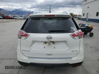 2016 Nissan Rogue SV with VIN KNMAT2MVXGP629263, listed as a Copart auction lot 54783115 with 136,322 mi miles and Clean Title. Bid and sale history available at carsss.com. Image 6.