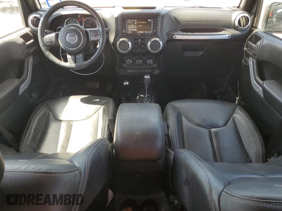 2017 Jeep Wrangler Unlimited 75th Anniversary with VIN 1C4HJWEGXHL546436, listed as a Copart auction lot 48229875 with 107,222 mi miles and Salvage title. Bid and sale history available at DreamBid. Image 8.