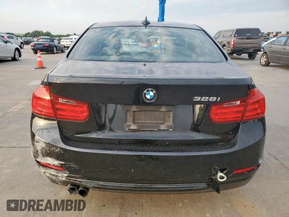 2012 BMW 3 Series 328i with VIN WBA3A5C50CFJ89732, listed as a Copart auction lot 59443405 with Not provided miles and Salvage title. Bid and sale history available at DreamBid. Image 6.