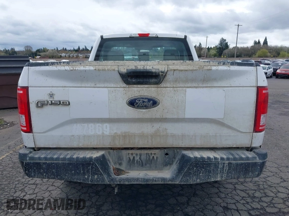 2017 Ford F-150 XL with VIN 1FTMF1C86HKD60722, listed as a IAAI auction lot 41921827 with 125,622 mi miles. Bid and sale history available at carsss.com. Image 16.