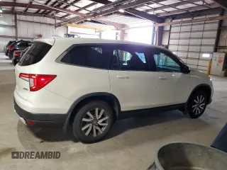 2019 Honda Pilot EX-L with VIN 5FNYF6H51KB050107, listed as a Copart auction lot 60827355 with 71,958 mi miles and Salvage title. Bid and sale history available at DreamBid. Image 3.