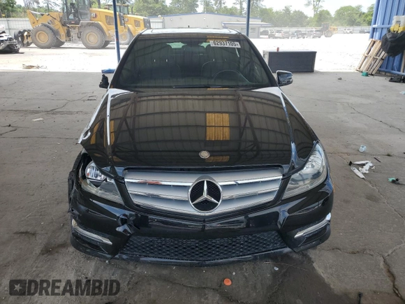 2012 Mercedes-Benz C 250 Sport with VIN WDDGF4HB8CA597638, listed as a Copart auction lot 62937105 with 101,099 mi miles and Salvage title. Bid and sale history available at DreamBid. Image 5.