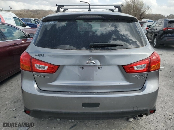 2015 Mitsubishi Outlander Sport ES with VIN 4A4AP3AUXFE018433, listed as a Copart auction lot 49690695 with 110,652 mi miles and Salvage Title. Bid and sale history available at carsss.com. Image 6.