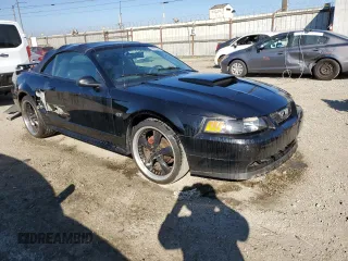 2001 Ford Mustang GT Deluxe with VIN 1FAFP45X51F165193, listed as a Copart auction lot 46522445 with 196,906 mi miles and Salvage Title. Bid and sale history available at carsss.com. Image 4.