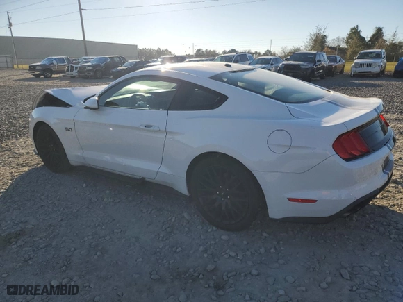 2019 Ford Mustang GT with VIN 1FA6P8CF5K5182584, listed as a Copart auction lot 82765714 with 24,479 mi miles and Salvage Title. Bid and sale history available at carsss.com. Image 2.