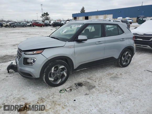 2021 Hyundai Venue SEL with VIN KMHRC8A34MU076370, listed as a Copart auction lot 46057825 with 9,271 mi miles and Non Repairable. Bid and sale history available at carsss.com. Image 1.