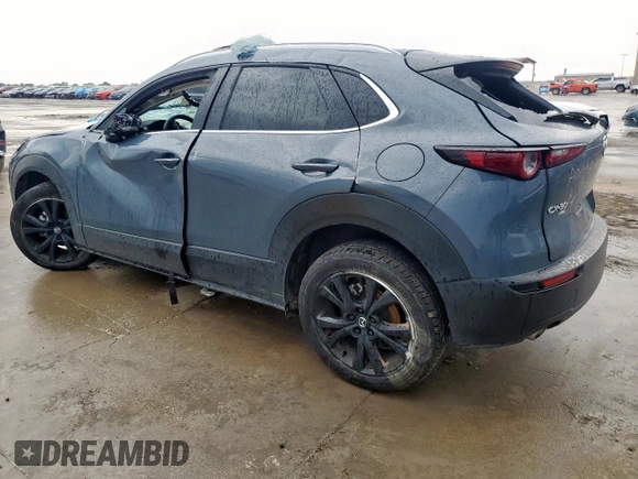 2023 Mazda CX-30 S Carbon Edition with VIN 3MVDMBCM7PM534442, listed as a Copart auction lot 60341565 with 15,068 mi miles and Salvage title. Bid and sale history available at DreamBid. Image 2.