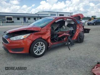 2018 Ford Focus SE with VIN 1FADP3F28JL238255, listed as a Copart auction lot 60047195 with 79,908 mi miles and Salvage title. Bid and sale history available at DreamBid. Image 1.