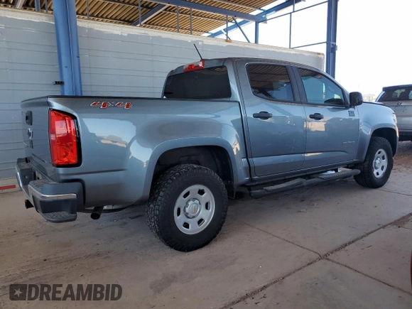 2020 Chevrolet Colorado 4WD Work Truck with VIN 1GCGTBEN6L1117067, listed as a Copart auction lot 54543595 with 75,372 mi miles and Salvage Title. Bid and sale history available at carsss.com. Image 3.