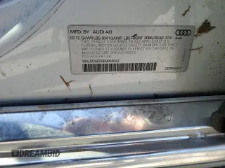 2014 Audi A8 4.0T with VIN WAUR2AFD9EN004542, listed as a Copart auction lot 50818845 with 75,908 mi miles and Salvage Title. Bid and sale history available at DreamBid. Image 12.