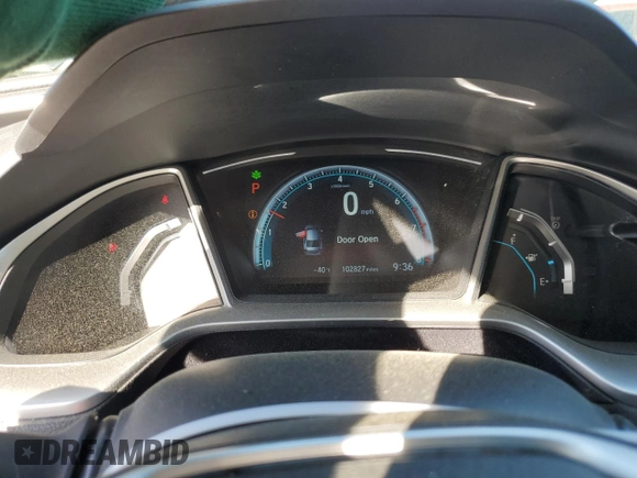 2017 Honda Civic EX-L with VIN 19XFC1F76HE015083, listed as a Copart auction lot 49513045 with 102,827 mi miles and Salvage title. Bid and sale history available at DreamBid. Image 9.