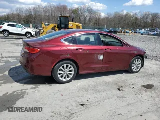 2015 Chrysler 200 C with VIN 1C3CCCCG6FN609625, listed as a Copart auction lot 53061575 with 163,052 mi miles and Salvage Title. Bid and sale history available at DreamBid. Image 3.