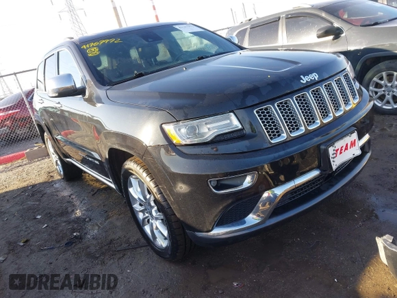 2014 Jeep Grand Cherokee Summit с VIN 1C4RJFJGXEC528136, выставлен на аукционе IAAI как лот 41707972 с пробегом 131 402 миль миль и . История ставок и продаж доступна на DreamBid. Изображение 1.