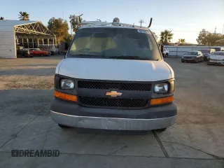 2014 Chevrolet Express Cargo z VIN 1GCWGFCB0E1122350, wystawiony jako Copart lot #58278045 z przebiegiem 99 593 mil mil oraz Czysty tytuł • Clean title. Historia ofert i sprzedaży dostępna na DreamBid. Obrazek 5.