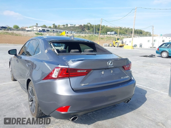 2016 Lexus IS 200t with VIN JTHBA1D27G5023567, listed as a IAAI auction lot 41347193 with Not Provided miles and . Bid and sale history available at DreamBid. Image 6.