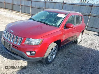2016 Jeep Compass Latitude with VIN 1C4NJDEBXGD619261, listed as a IAAI auction lot 41991853 with 107,023 mi miles and . Bid and sale history available at DreamBid. Image 2.
