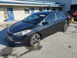 2016 Kia Forte EX with VIN KNAFX4A85G5480581, listed as a Copart auction lot 47047905 with 104,821 mi miles and Salvage Title. Bid and sale history available at carsss.com. Image 1.