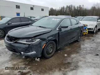 2015 Chrysler 200 Limited with VIN 1C3CCCAGXFN678871, listed as a Copart auction lot 46628965 with 157,390 mi miles and Clean Title. Bid and sale history available at carsss.com. Image 1.