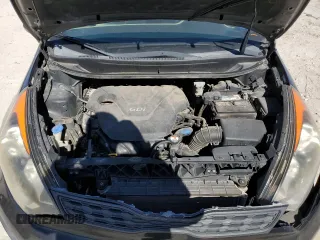 2012 Kia Rio LX with VIN KNADM5A36C6017394, listed as a Copart auction lot 80792054 with 121,126 mi miles and Clean Title. Bid and sale history available at DreamBid. Image 11.