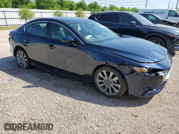 2025 Mazda 3 S Preferred with VIN 3MZBPACM0SM455128, listed as a Copart auction lot 52569265 with 2,042 mi miles and Salvage title. Bid and sale history available at DreamBid. Image 4.
