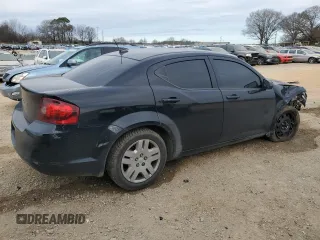2013 Dodge Avenger SE with VIN 1C3CDZABXDN682873, listed as a Copart auction lot 46826865 with 135,193 mi miles and Salvage Title. Bid and sale history available at carsss.com. Image 3.