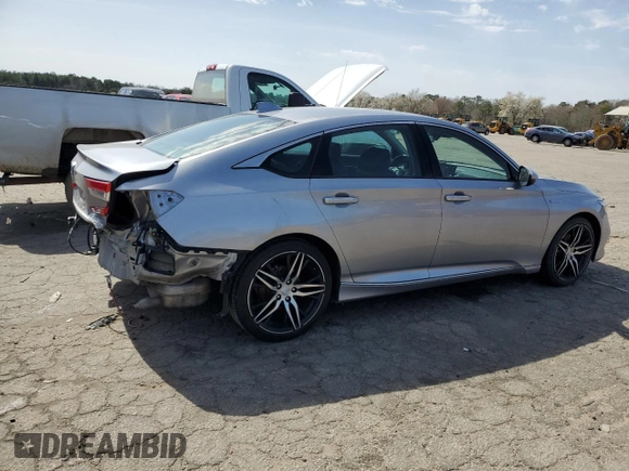 2021 Honda Accord Touring with VIN 1HGCV3F90MA020434, listed as a Copart auction lot 47030525 with 84,172 mi miles and Salvage title. Bid and sale history available at DreamBid. Image 3.