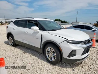 2021 Chevrolet Blazer LT with VIN 3GNKBCRS2MS535720, listed as a Copart auction lot 56637165 with 79,307 mi miles and Salvage title. Bid and sale history available at DreamBid. Image 4.