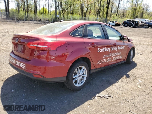 2017 Ford Focus SE with VIN 1FADP3F26HL305526, listed as a Copart auction lot 55124315 with Not Provided miles and Salvage Title. Bid and sale history available at DreamBid. Image 3.