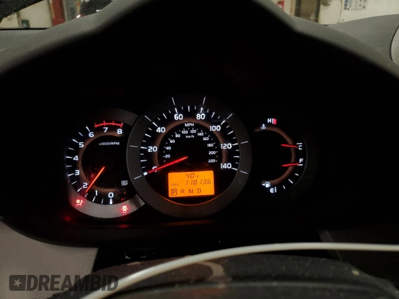 2012 Toyota RAV4 Limited with VIN 2T3DF4DV0CW242915, listed as a Copart auction lot 45141585 with 118,136 mi miles and Salvage Title. Bid and sale history available at DreamBid. Image 9.