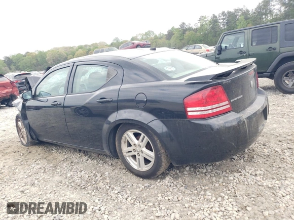 2008 Dodge Avenger SXT with VIN 1B3LC56K58N255091, listed as a Copart auction lot 51516735 with Not Provided miles and Salvage Title. Bid and sale history available at DreamBid. Image 2.
